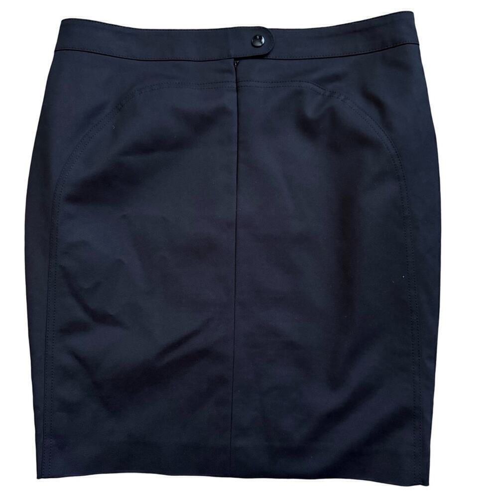 Akris Punto Black Pencil Skirt Sz 10